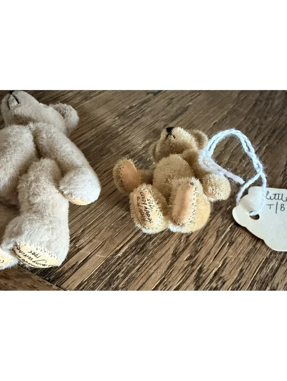 Little Gem Teddy Bear Two Of Them Vintage New